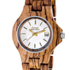 Zebrawood/White Dial